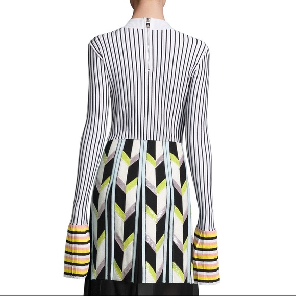 Emilio Pucci Striped Ribbed-knit Sweater - Picture 4 of 7